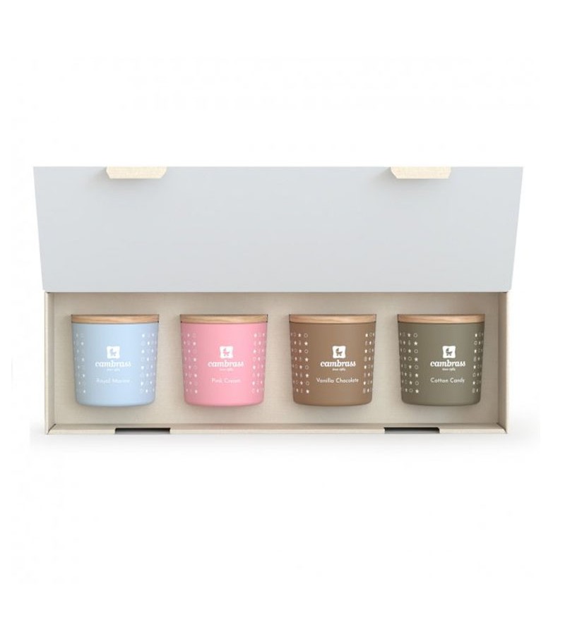 SET 4 VELAS AROMATICAS 5CL...