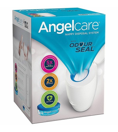 Papelera contenedor pañales Angelcare + recambios 3 unidades, Bebemálaga