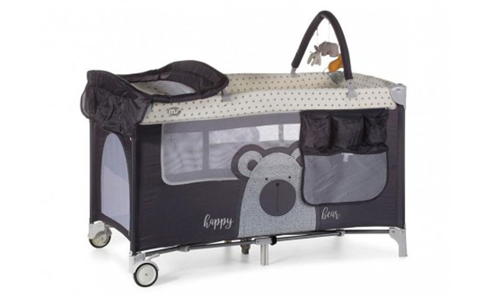 Cuna viaje Complet Osito Gris M.S - Vacaciones en familia
