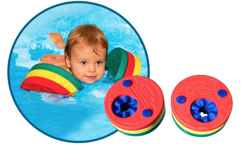 Manguitos Delphin Swim Discs - Vacaciones en familia
