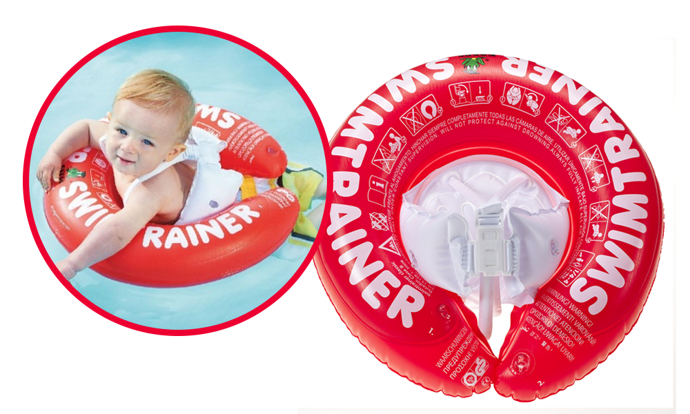 Flotador SwimTrainer rojo - Vacaciones en familia