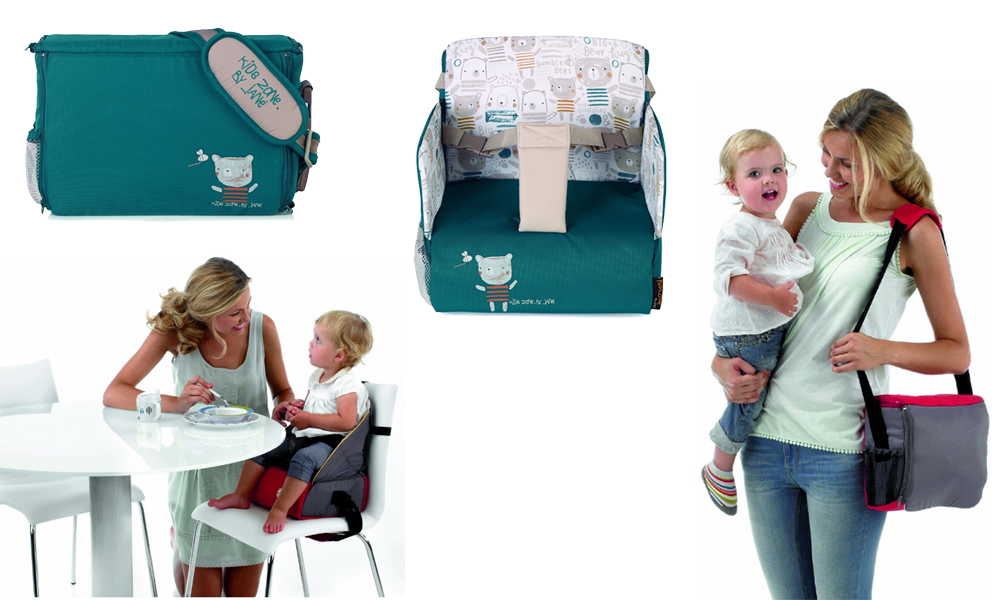 Bolso trona con compartimentos T33 Beryl Jané - Vacaciones en familia